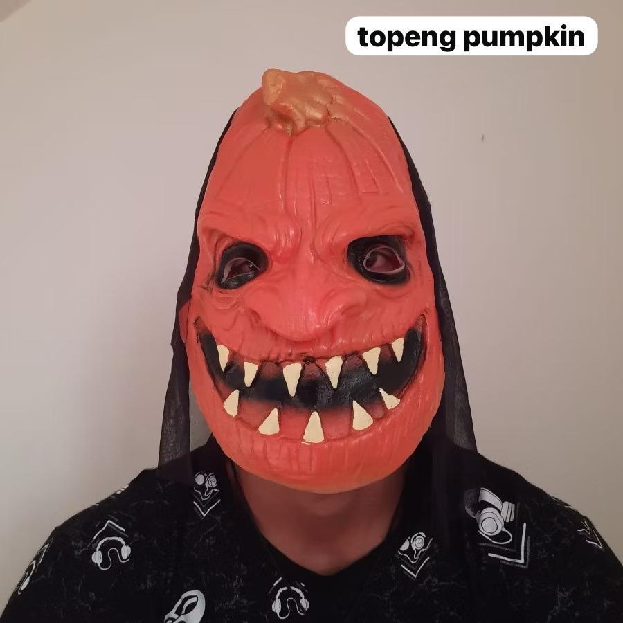 topeng seram topeng hantu topeng cosplay Topeng hallowen Topeng Hantu Momo Halloween Seram Rumah Han