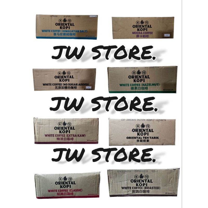

Oriental Kopi White Coffee Semua Varian (1Dus x 10Sticks x 20Box)