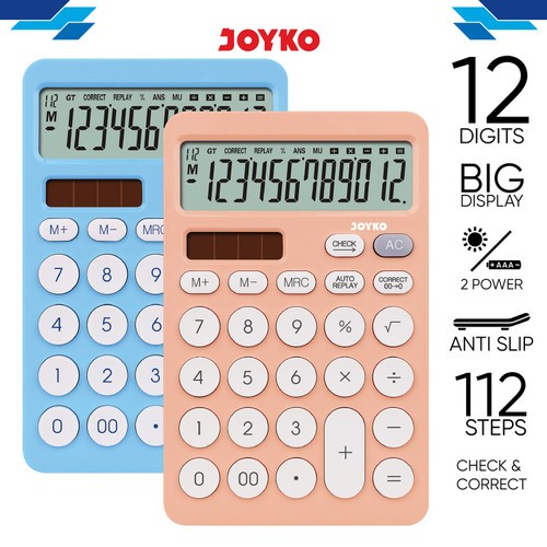 

Joyko Kalkulator / Calculator CC-64CO 12 Digit