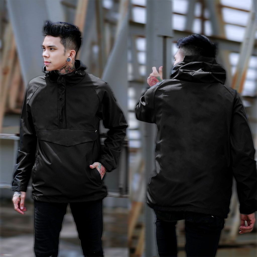 Yinyanks jacket cougle Polos jacket parasut waterproof cougle pria wanita