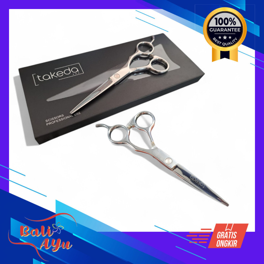 Takeda Pro Gunting Potong Rambut 6" / Alat potong rambut Takeda pro / Gunting Rambut TAKEDA Pro 6'