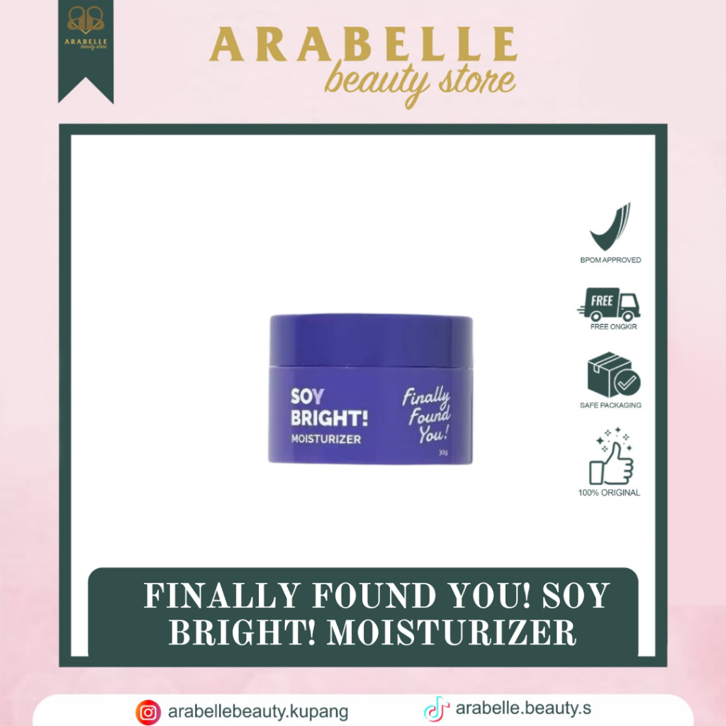 Finally Found You Soy Bright Moisturizer