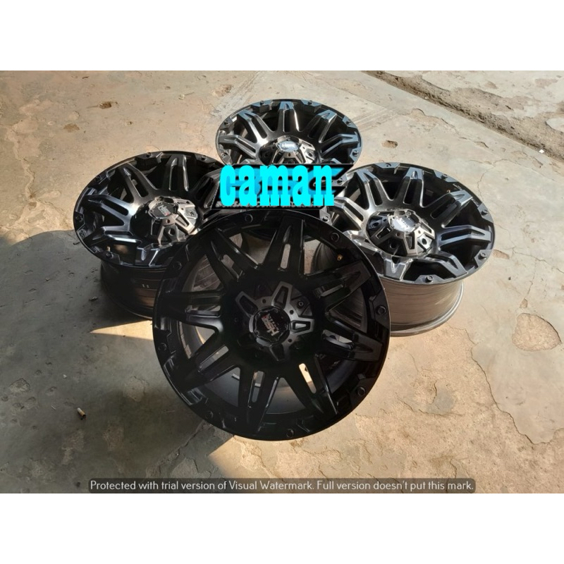 VELG MOBIL SEKEN HSR RADAK R18 BUAT PAJERO FORTUNER HILUX TRITON DLL