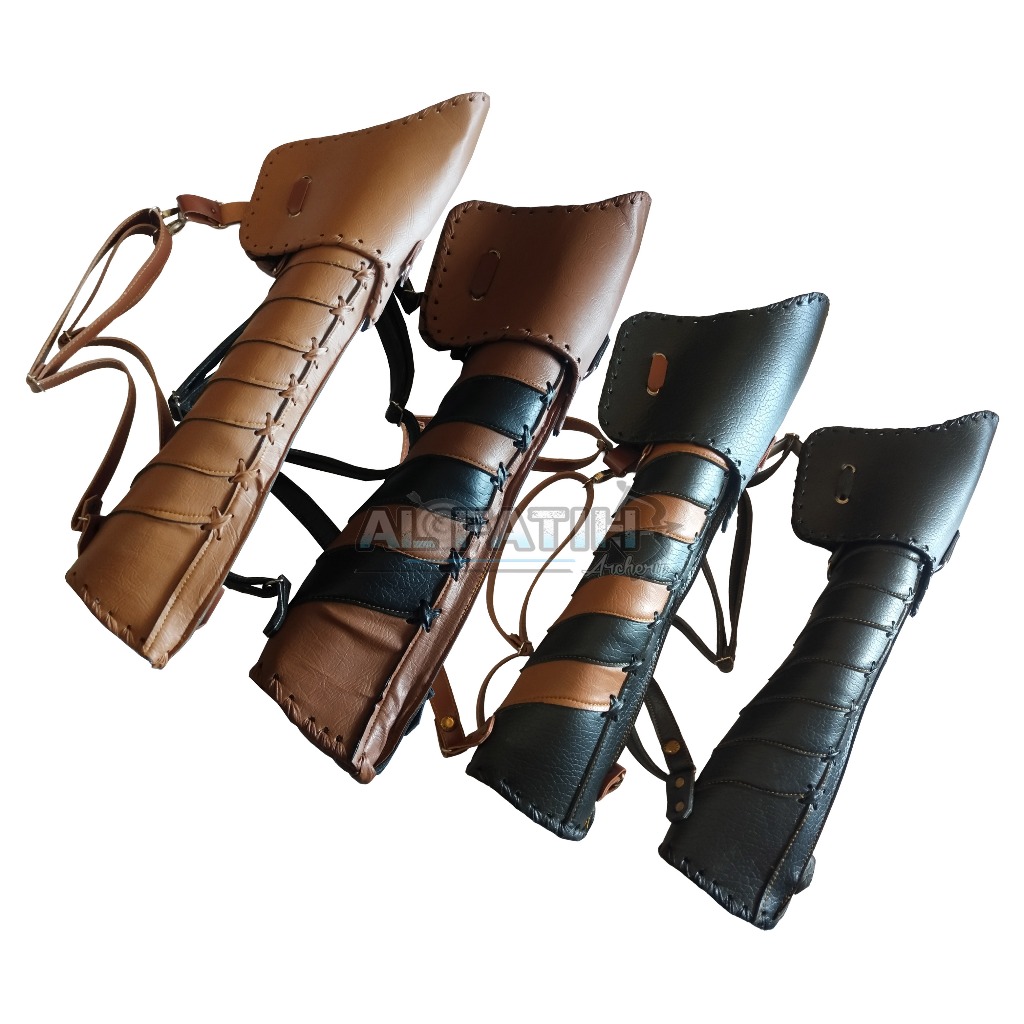 Quiver Punggung Kulit Sintetis / Back Quiver