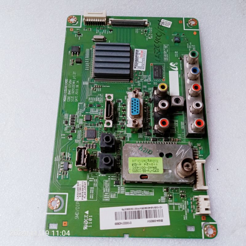 MAINBOARD TV SAMSUNG LA32C4000 - MOTHERBOARD TV SAMSUNG LA32C400 - MOBO TV SAMSUNG LA32C400 - MB TV 