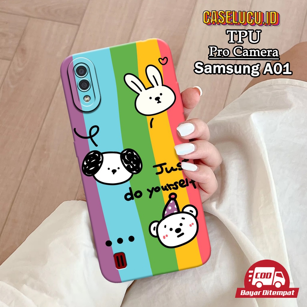 Casing Hp Samsung A01 Terbaru Fashion Case Kartun Case Hp Samsung A01 Soft Case Hp Samsung A01 Kesin