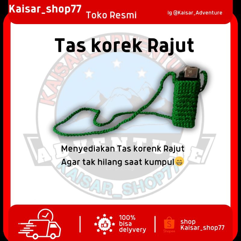 tas rajut untuk korek