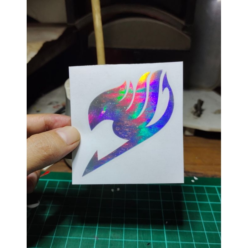 

stiker fairy tail custom cutting stiker anime murah