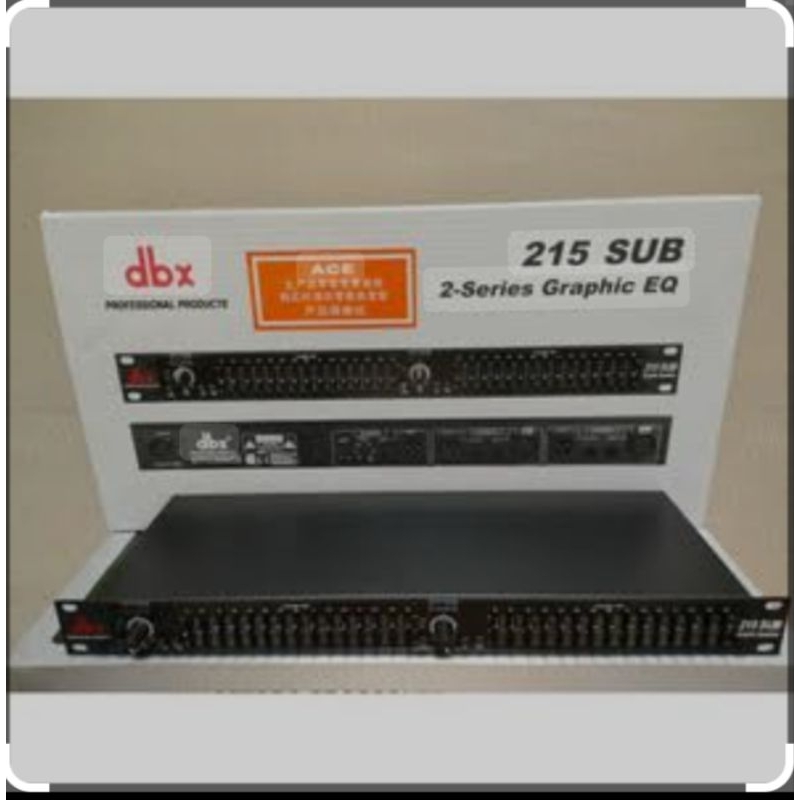 EQUALIZER DBX 215/SUB EQ+ OUT SUBWOFER