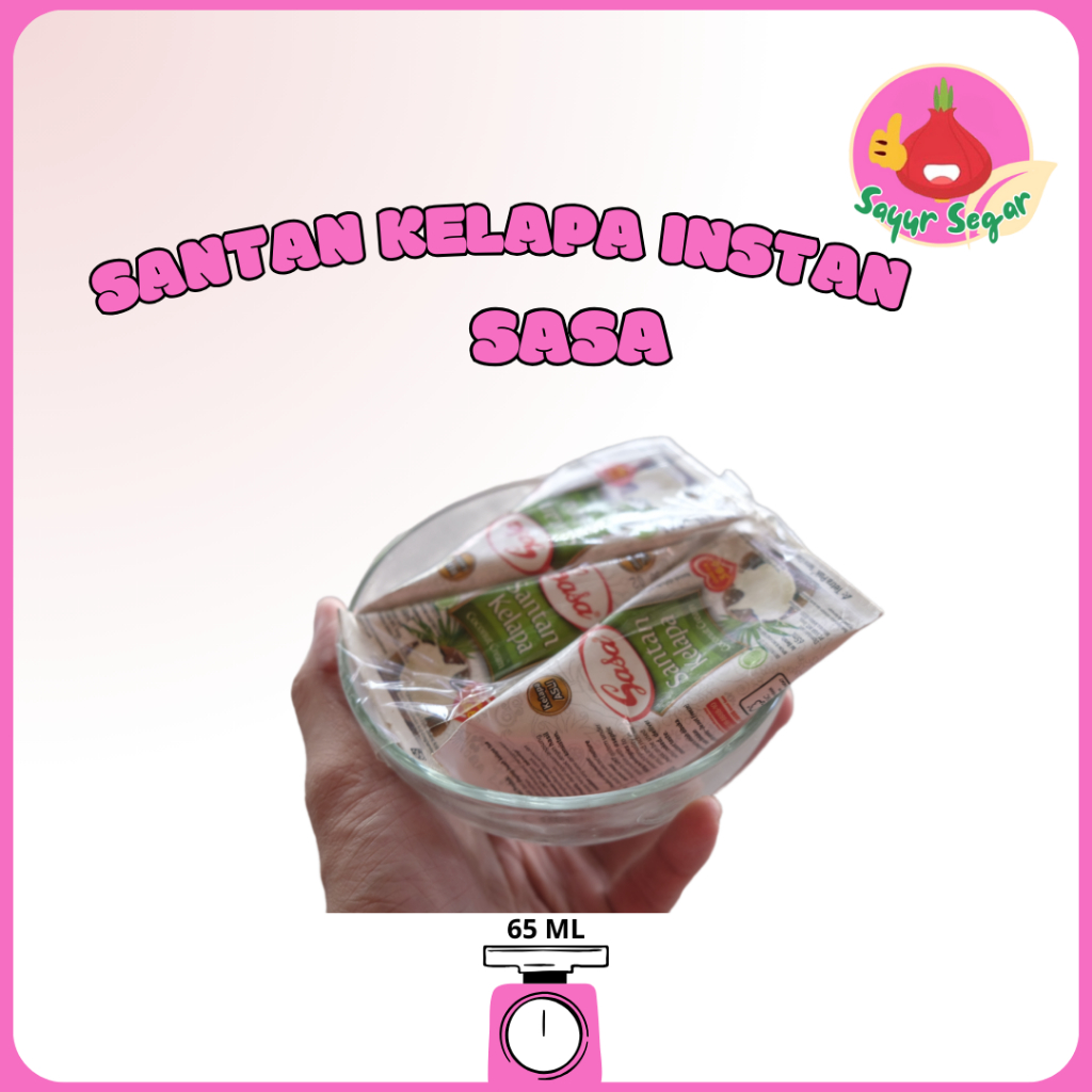 

Sayur Segar - Sasa Santan Kelapa Asli / Santan Instan Siap Pakai 65 ml