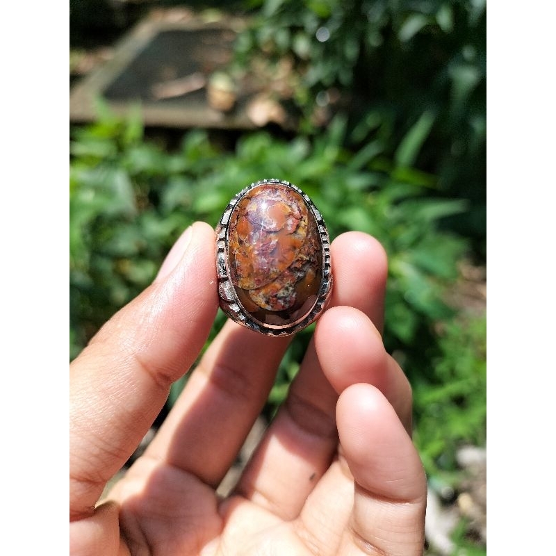 batu akik pancawarna garut tembaga