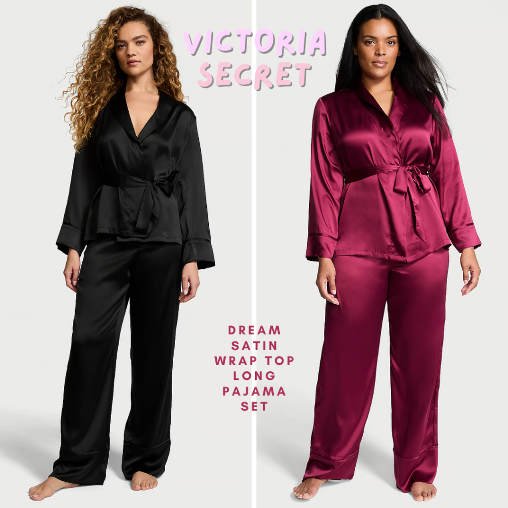VS Vict0ria Secre+ SETELAN SET pajamas piyama sleepwear wanita woman ORIGINAL
