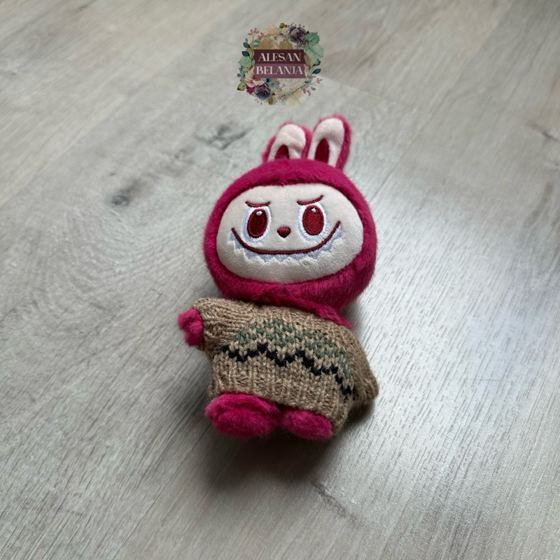 Labubu Keychain Original Thailand Fuchsia