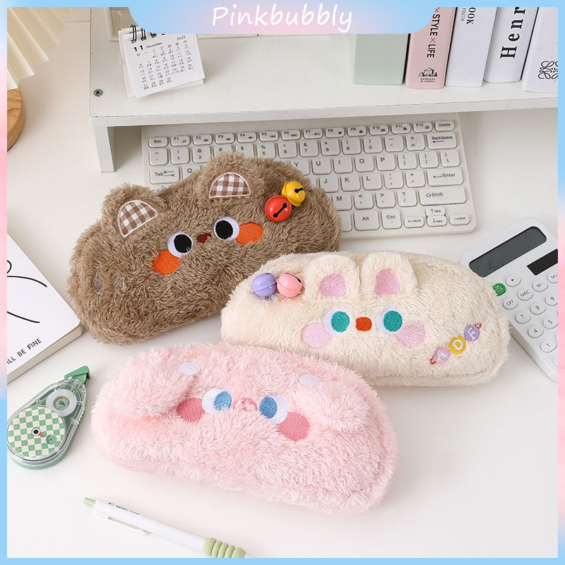 

Pinkbubbly.Tempat pensil mewah lucu, tempat pensil anak anjing, tempat pensil gaya Korea, tempat pensil in, kotak alat tulis, tempat pensil