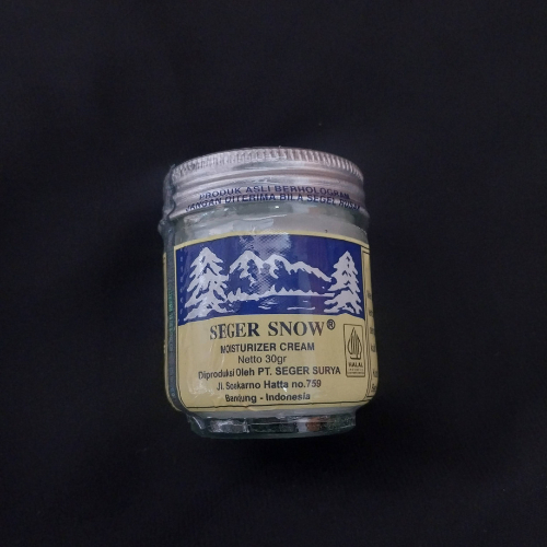 Seger Snow Moisturizer Cream 30gr Botol Kaca/haslin/cream wajah'/moisturizer/cap gunung