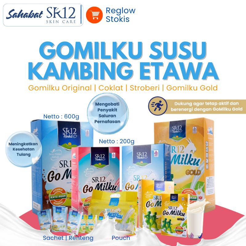 

GO MILKU SACHET SR12 POUCH / BUNGKUS BESAR / NUTRISI TERBAIK UNTUK TUBUH DALAM SETIAP TEGUKAN gomilku