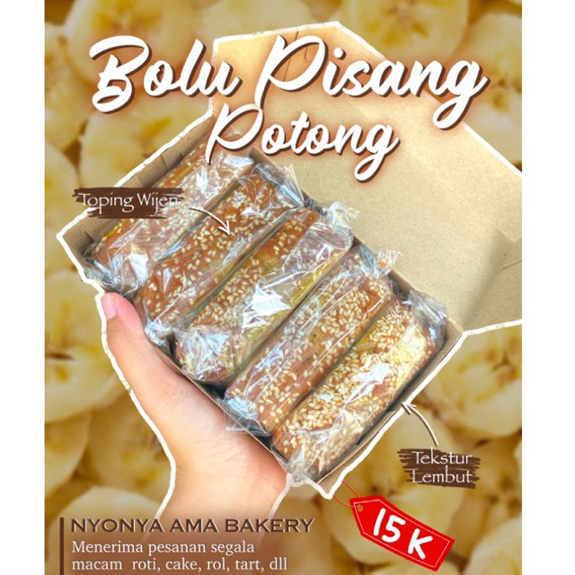 

Kue Bolu Pisang Panggang | Bolu Wijen | Bolu Oven | Bolu Potong