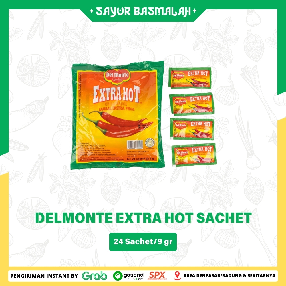 

Delmonte Extra Hot Sachet 24 Sachet / 9g - Sayur Basmalah