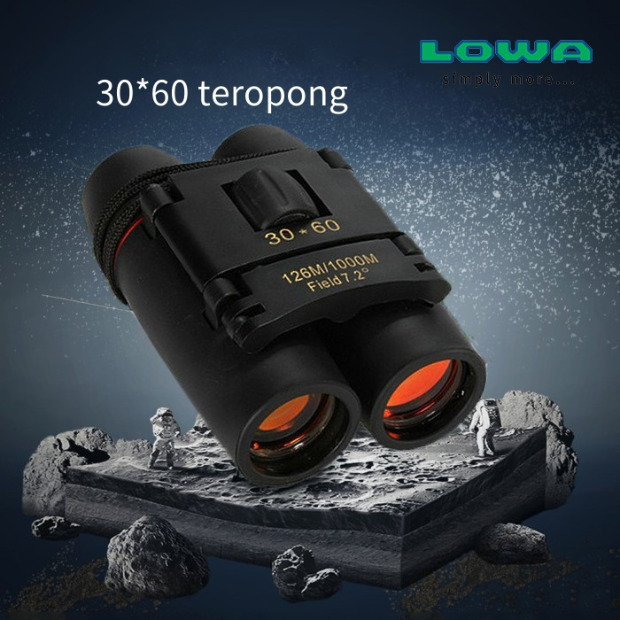 【LOWA】Teropong Ganda 30x60 Kualitas Premium | 60mm Besar + Anti Air & Night Vision | Dikirim Cepat L