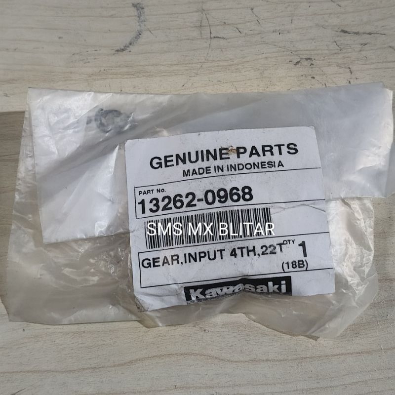 RASIO 4 INPUT 22T ORIGINAL KLX 150 BF L DT