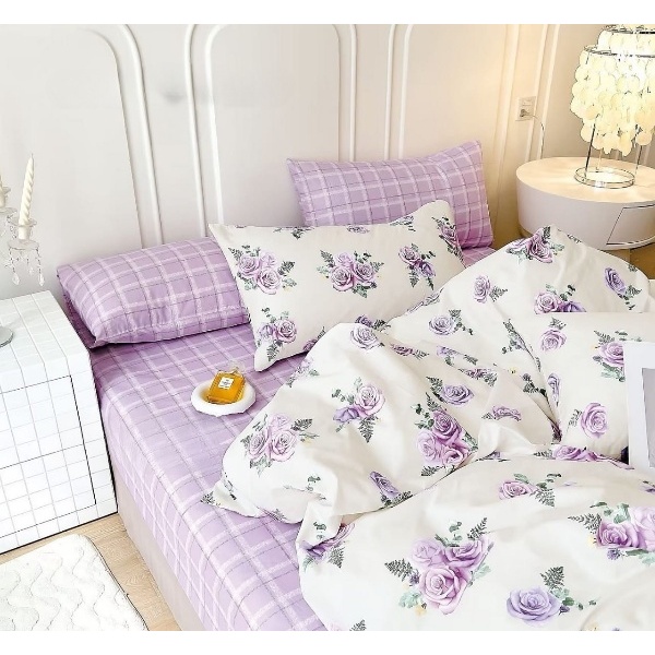 SLEEP PROJECT Paket Sprei Bedcover Quilt Cover Full Set Katun | Skyla Cotton Blend Bedding