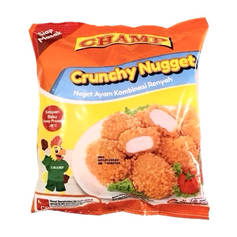 

Champ Crunchy Crispy Nugget Ayam 225g