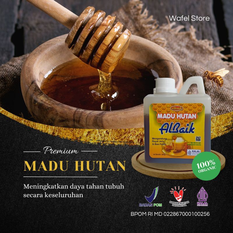 

Madu Hutan Albaik 500gr - Kaya Royal Jelly & Bee Pollen