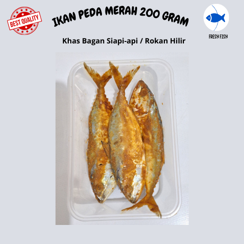 

IKAN ASIN PEDA MERAH/PEDA MERAH 200 GRAM