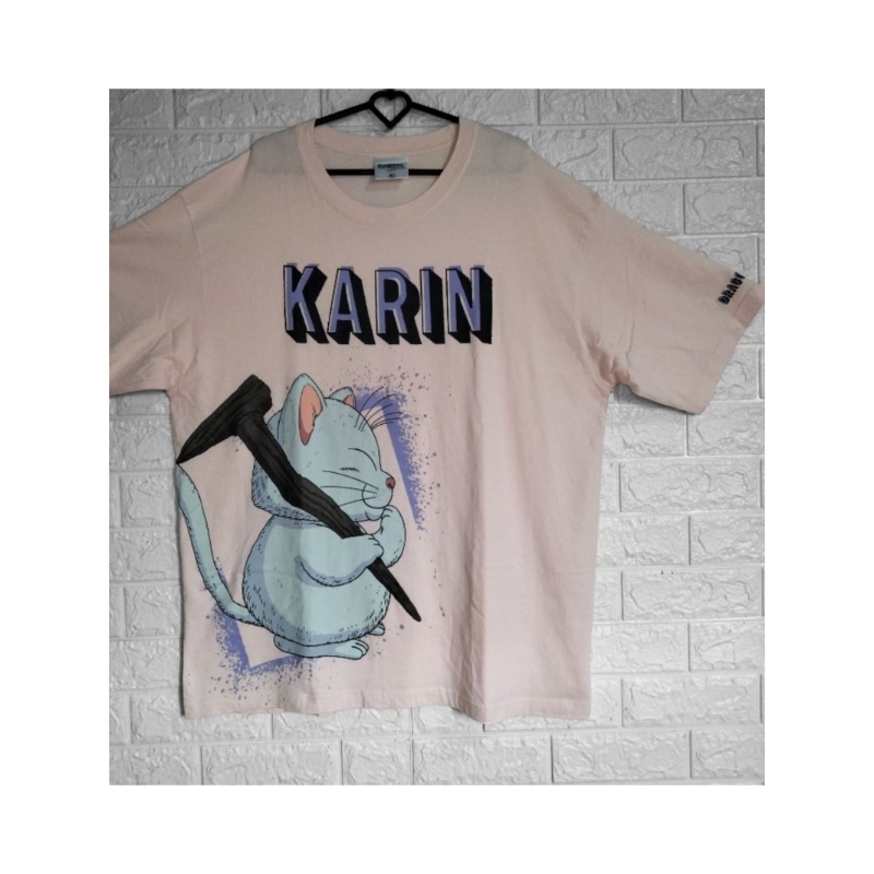 Kaos Over Size Dragon Ball Baby Pink / Thrift / Preloved