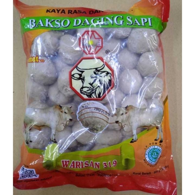 

Bakso Warisan 319 Urat Isi 50Butir/600 Gram