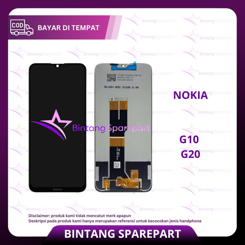 LCD TOUCHSCREEN NOKIA G10 / G20