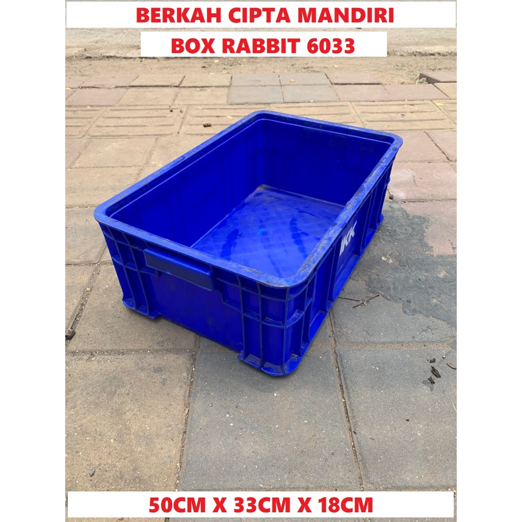 Box Rabbit 6033 Box Kontener Wadah Ikan Box Plastik Multifungsi