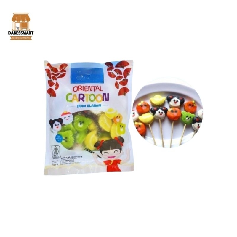 

Cedea Oriental Cartoon 500gr Bola Ikan Animal Kartun