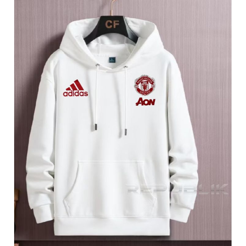 Hoodie Sweater Jaket Bola Mu Aon Casual High Quality Premium/Jaket Hoodie/Hoodie Pria Wanita/Sweater