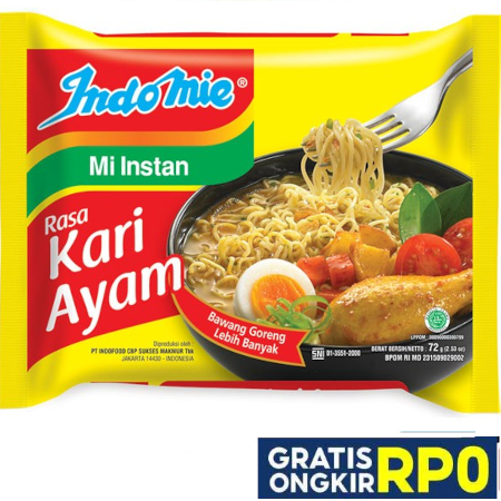 

Mie Indomie Kari Ayam Original