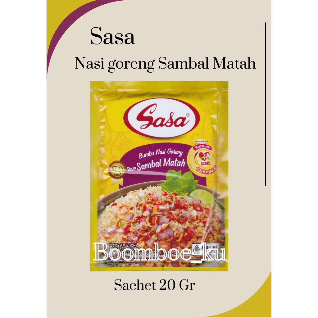

Sasa Bumbu Nasi Goreng Sambal Matah 20Gr
