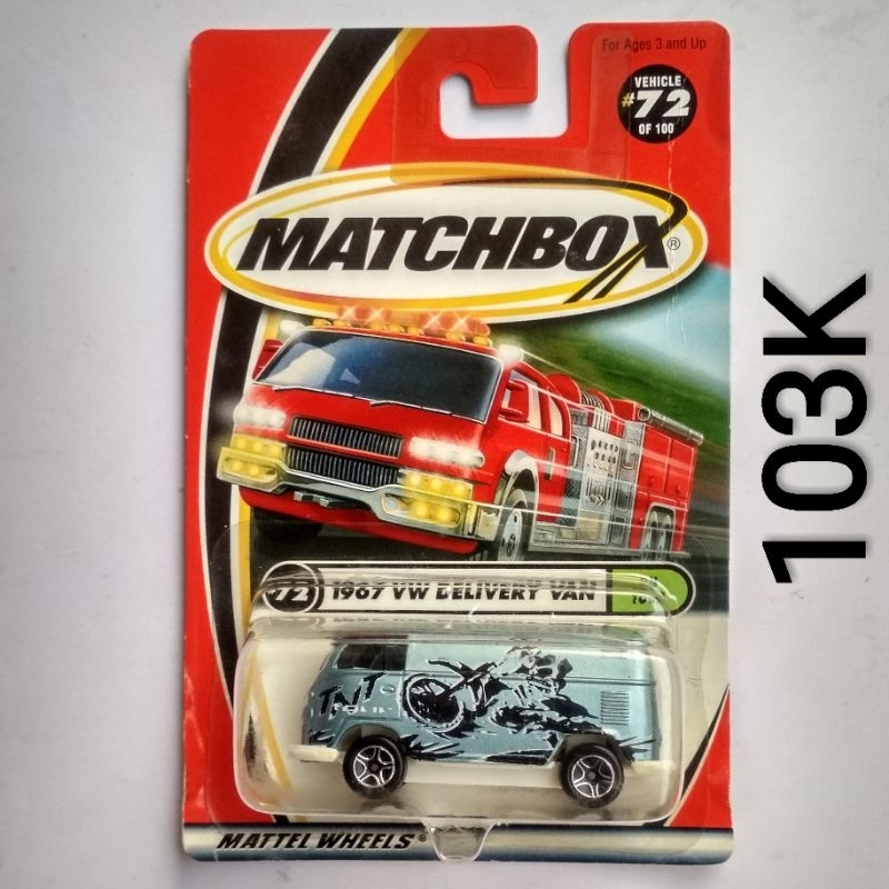 Diecast Matchbox 1967 VW Volkswagen Kombi Van Panel Transporter Delivery