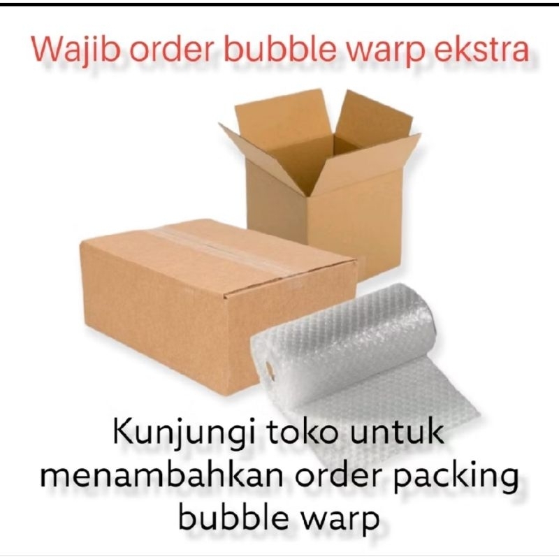 

Tambahan packing bubblewrap extra