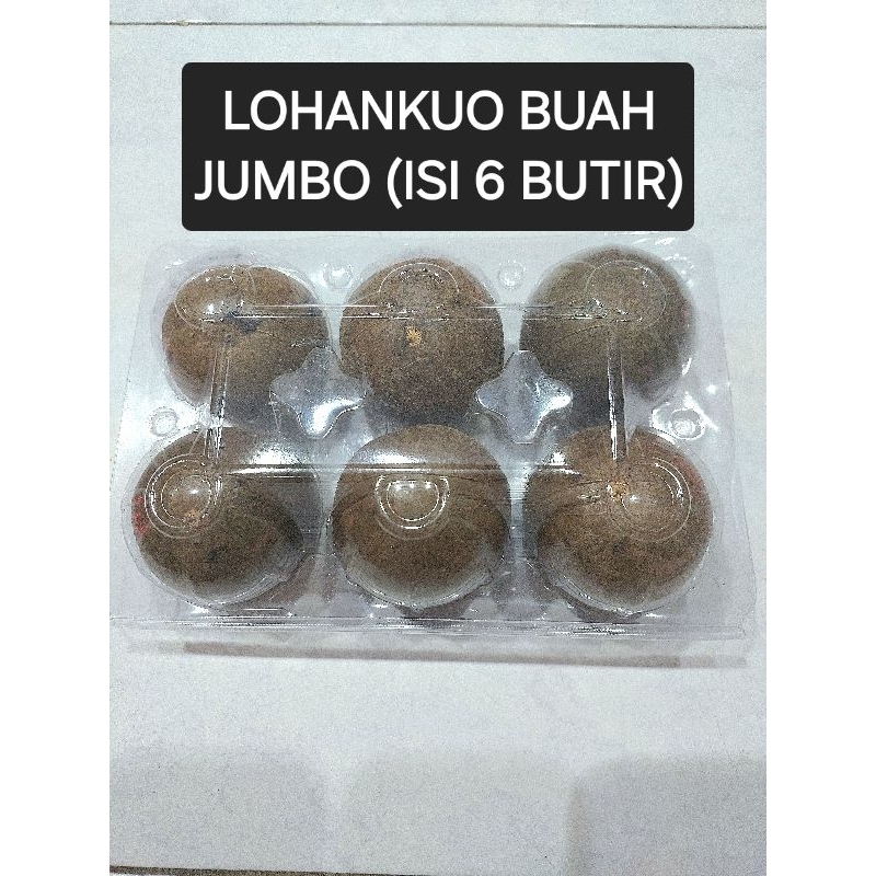 

[6BUTIR] LOHANKUO BUAH LO HAN KUO JUMBO 1PACK ISI 6 BUTIR LOUHANKUO PANAS DALAM BATUK PILEK