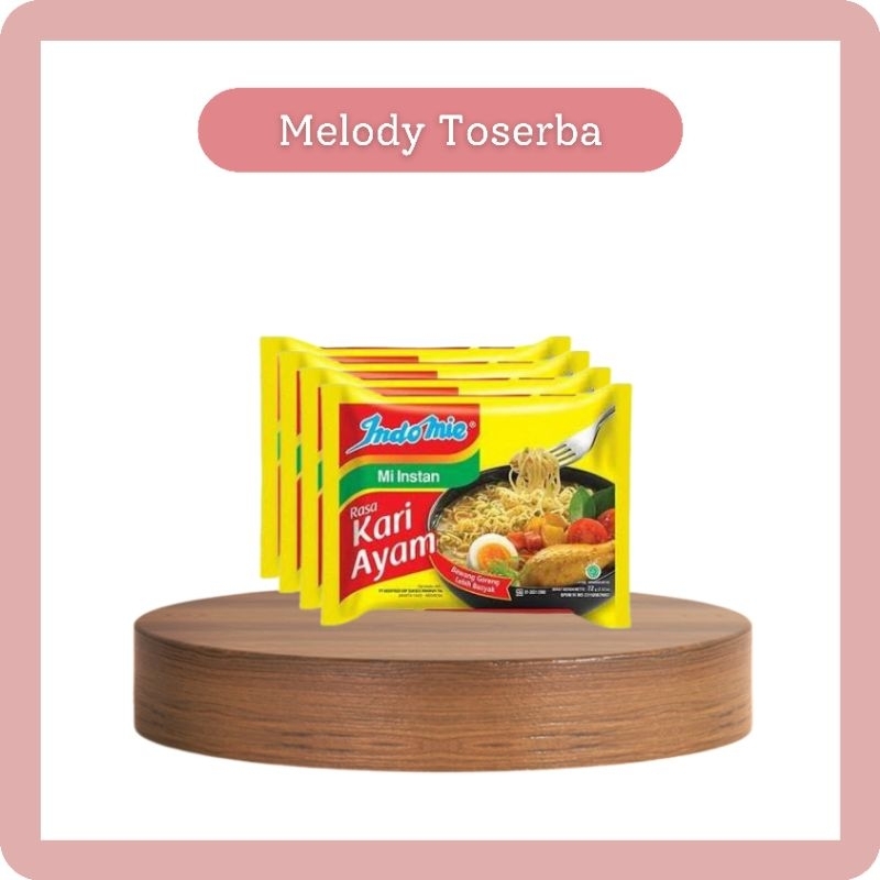 

Indomie Mie Instant Rasa Kari Ayam Isi 4 Pcs