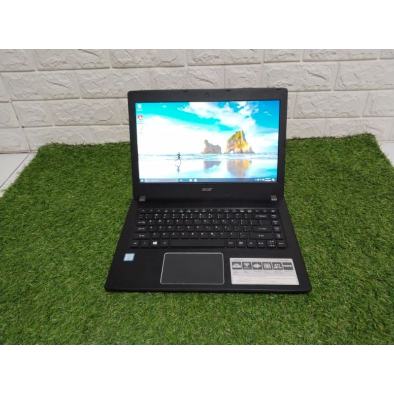 Laptop Acer Aspire E5-475 Ram 8gb SSD 240gb core i3 Gen6 Siap pakai ngebutttt