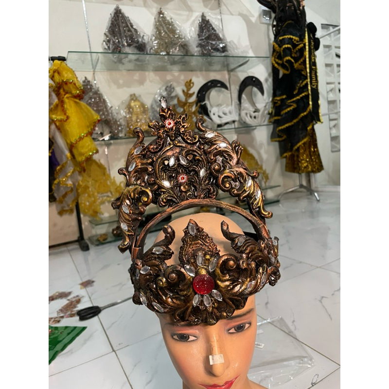 mahkota karnaval, headpieces karnaval, mahkota tari, pria