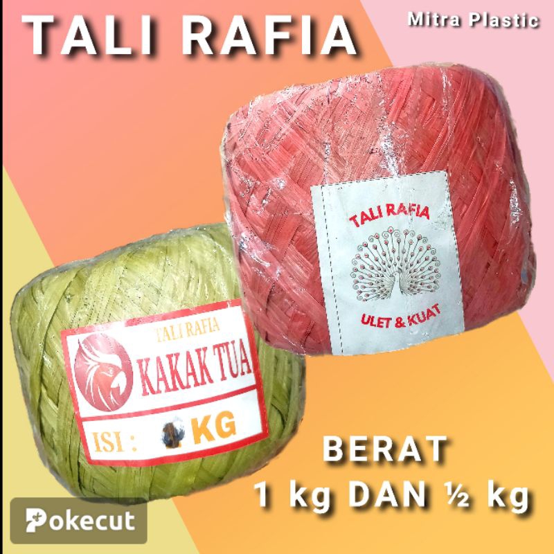 

Tali Rafia 1 kg / Tali Plastik 500 gram
