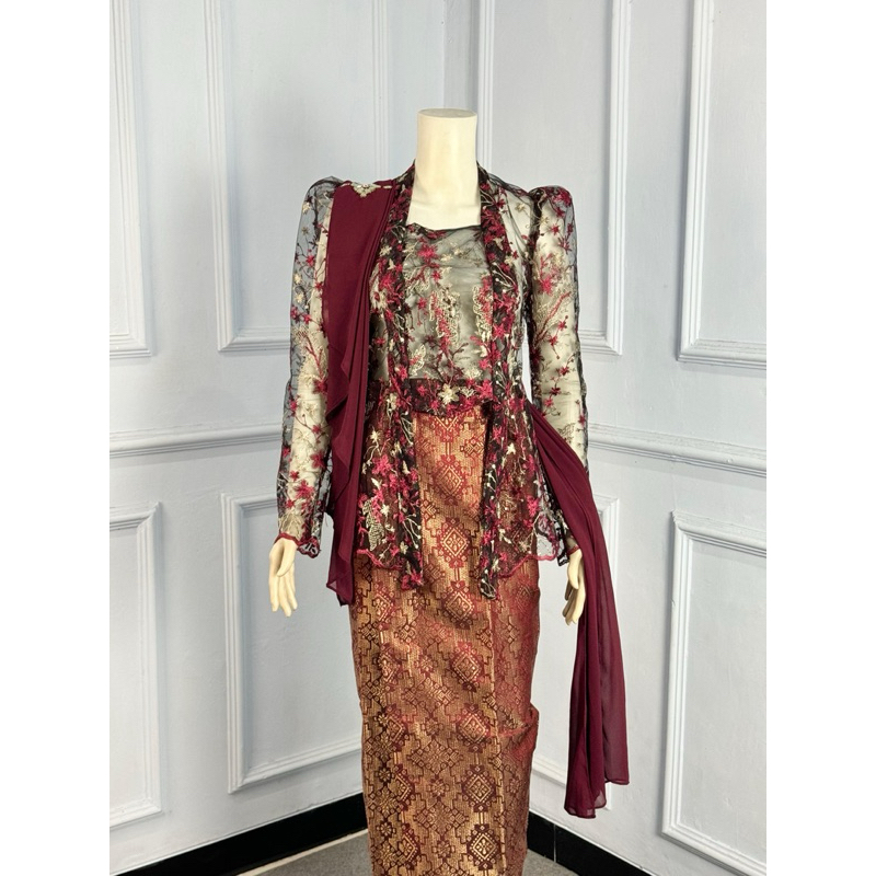 Kebaya Gardenia KutuBaru Klasik Atasan Wisuda Jawa / Kutubaru Classic / Kutu Baru jawa Klasik Motif 