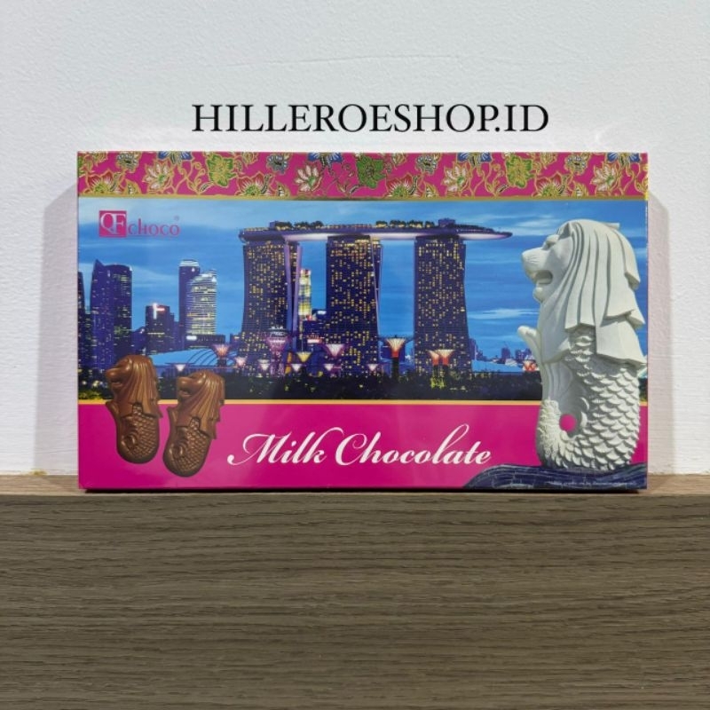 

COKLAT QF CHOCO MERLION SINGAPORE BOX 125GRAM HALAL IMPORT COKELAT ALMOND QFCHOCO MALAYSIA