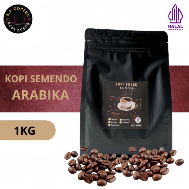 

Kopi hitam Arabika asli kopi bubuk hitam arabica Semendo 500gr 1kg