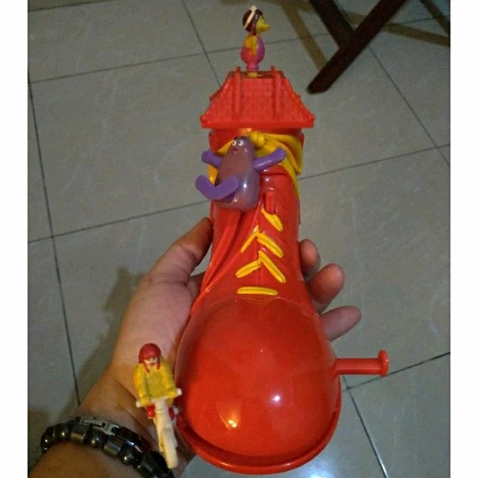 Mainan Ronald McDonald Clown Shoes Set Figure Happy Meal Toys 1999