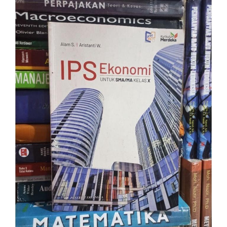 

KODE S26P Buku IPS Ekonomi untuk SMAMA Kelas 1 X Erlangga Kurikulum Merdeka