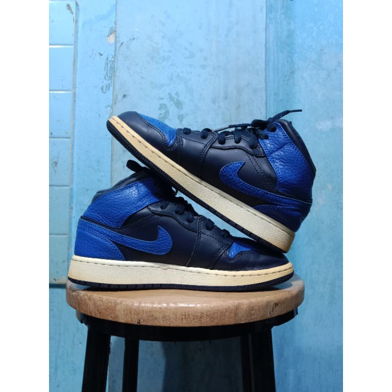 N1k3 4ir Jordan 1 Royal Blue Second Original(36)