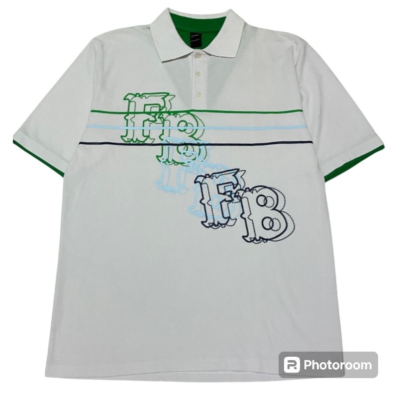 KAOS KERAH FUBU HIPHOP STLE Y2K BRAND ORIGINAL